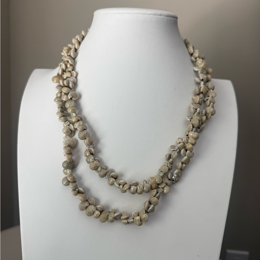 Long Small Seashell Necklace